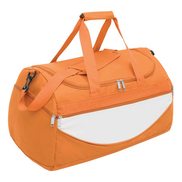 Torba na ramię CHAMP P004152I biały / pomarańczowy