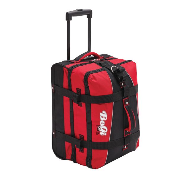 Torba podróżna na kółkach BoGi S P054488I czarny / czerwony