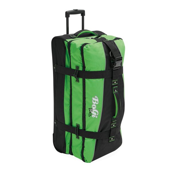 Torba podróżna na kółkach BoGi XL P054490I czarny / zielony