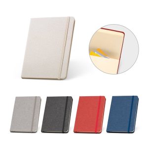 BOYD. Notatnik A5 z poliestru pochodzącego (100% rPET) z kartkami w linie P036579S ST-93276-W
