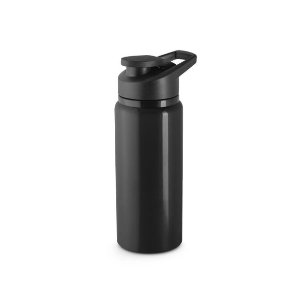 SHAWN. 90% aluminiowa z recyklingu butelka sportowa 660 mL P054173S czarny