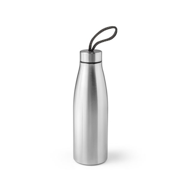 MORGAN. Butelka wykonana w 90% ze stali nierdzewnej pochodzącej z recyklingu 710 mL P054178S satynowy srebrny