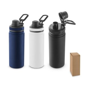 FEDERER. Butelka wykonana w 90% ze stali nierdzewnej pochodzącej z recyklingu 570 mL P054181S ST-94272-W