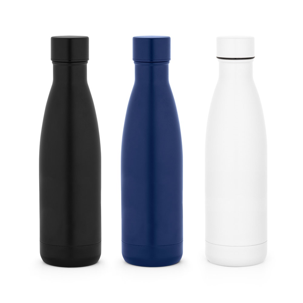 RE-BUFFON M. Termos wykonany w 90% ze stali nierdzewnej pochodzącej z recyklingu 520 ml P097553S ST-94294-W