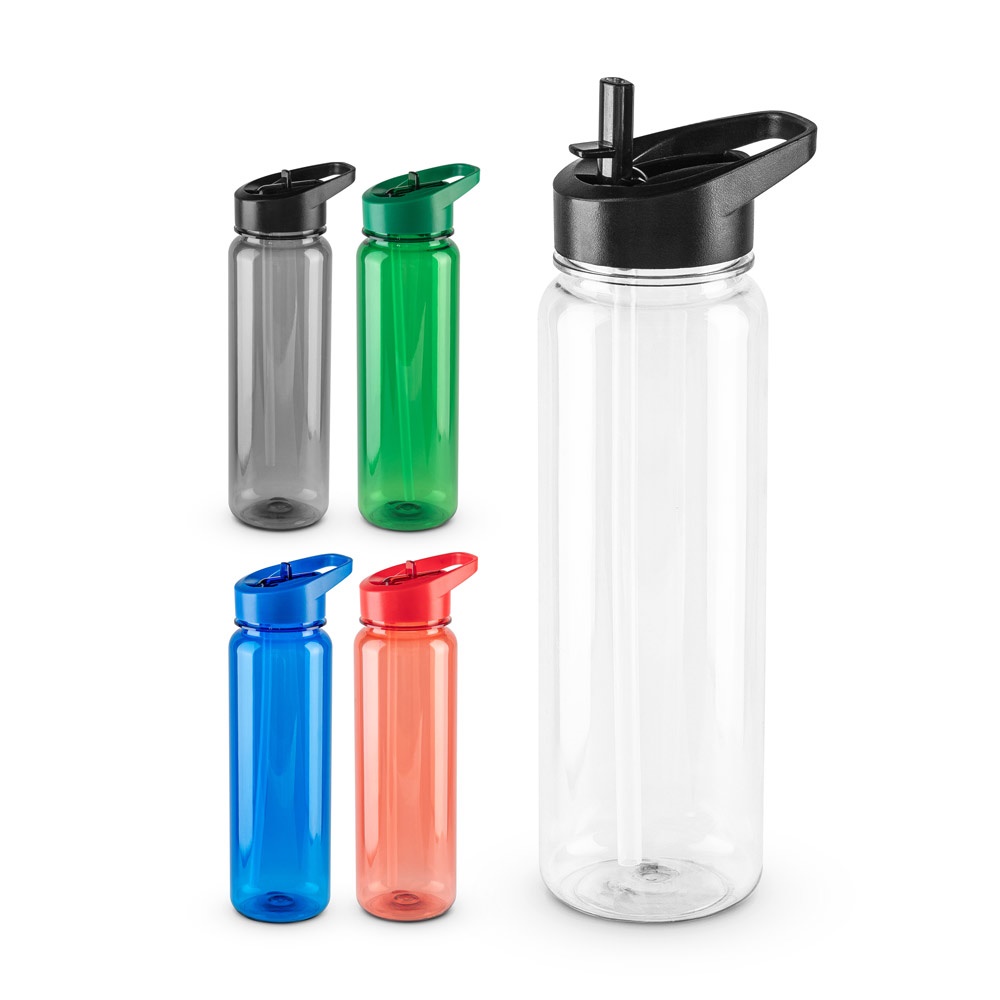 GILMORE. Butelka sportowa PET pochodzącego z recyklingu (100% rPET) z błyszczącym, półprzezroczystym wykończeniem 750 ml P097563S ST-94344-W