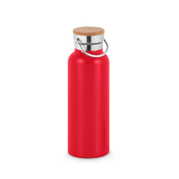RAGNAR. Izolowana próżniowo butelka ze stali nierdzewnej 570 ml P041172S czerwony