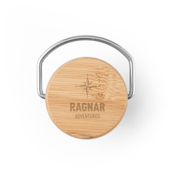 RAGNAR. Izolowana próżniowo butelka ze stali nierdzewnej 570 ml P041172S biały