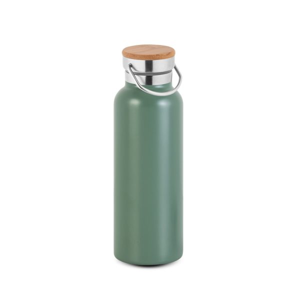 RAGNAR. Izolowana próżniowo butelka ze stali nierdzewnej 570 ml P041172S wojskowy zielony