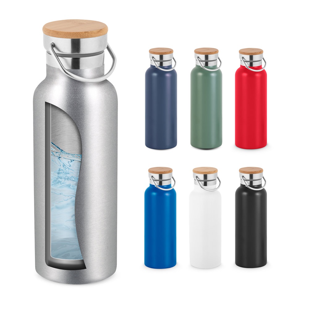 RAGNAR. Butelka próżniowa ze stali nierdzewnej (36% z recyklingu) z izolacją próżniową 570 ml P041172S ST-94602-W