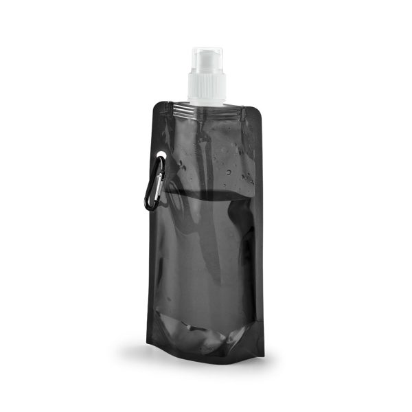 KWILL. Składana butelka PE 460 ml P037280S czarny