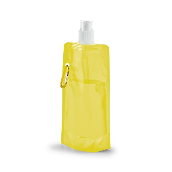 KWILL. Składana butelka PE 460 ml P037280S żółty