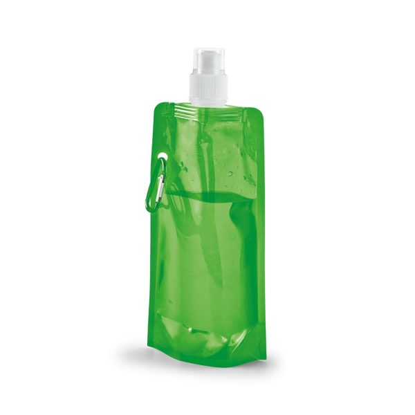 KWILL. Składana butelka PE 460 ml P037280S zielony