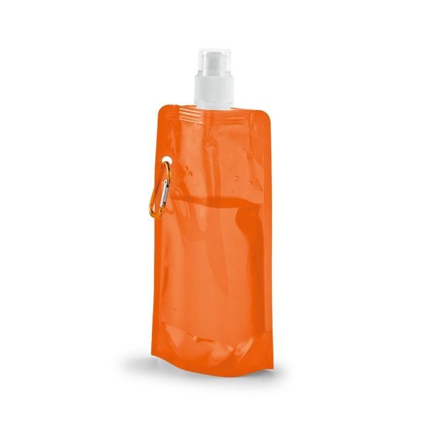 KWILL. Składana butelka PE 460 ml P037280S pomarańczowy