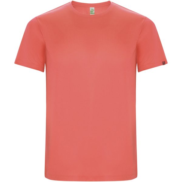 Imola sportowa koszulka dziecięca z krótkim rękawem P079619C fluor coral