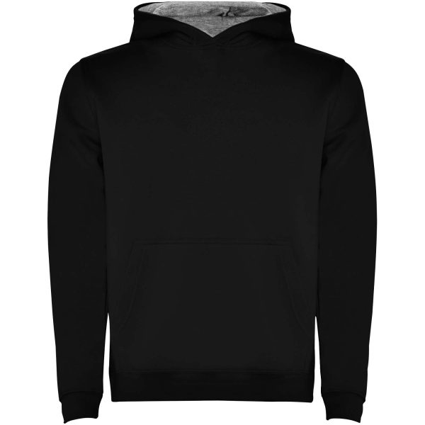 Urban dziecięca bluza z kapturem P081675C czarny / marl grey