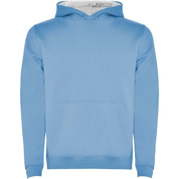 Urban dziecięca bluza z kapturem P081675C błękitny / biały