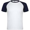 Indianapolis sportowa koszulka dziecięca z krótkim rękawem P082407C biały / navy blue