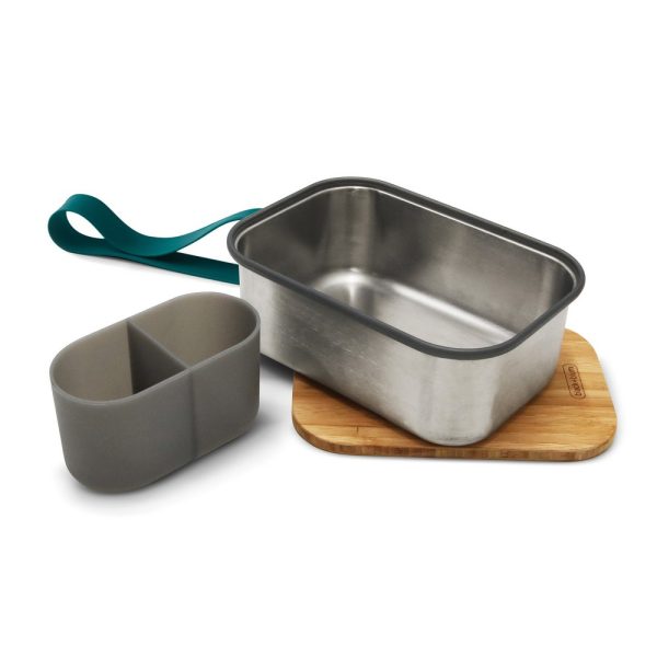 Duże pudełko śniadaniowe ze stali nierdzewnej Black+Blum P104192X