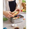 Duże pudełko śniadaniowe ze stali nierdzewnej Black+Blum P104192X