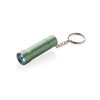 Brelok do kluczy z aluminium z recyklingu, latarka Flash P104898X zielony