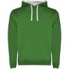 Urban męska bluza z kapturem P081546C kelly green / biały
