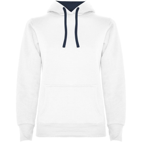 Urban damska bluza z kapturem P081720C biały / navy blue