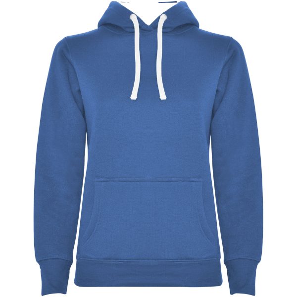 Urban damska bluza z kapturem P081720C błękit królewski / biały