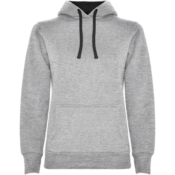 Urban damska bluza z kapturem P081720C marl grey / czarny