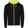 Fuji bluza unisex P099492C czarny / fluor yellow