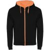 Fuji bluza unisex P099492C czarny / fluor orange