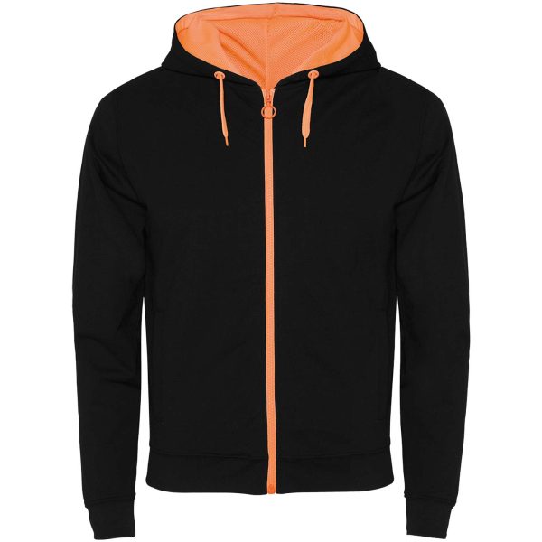 Fuji bluza unisex P099492C czarny / fluor orange