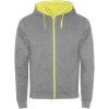 Fuji bluza unisex P099492C szary melanż / fluor yellow