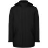 America męska ocieplana kurtka typu parka P100435C czarny