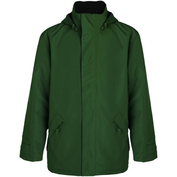 Europa ocieplana kurtka unisex P079169C butelkowa zieleń