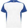 Bugatti sportowa koszulka unisex z krótkim rękawem P082171C biały / błękit królewski