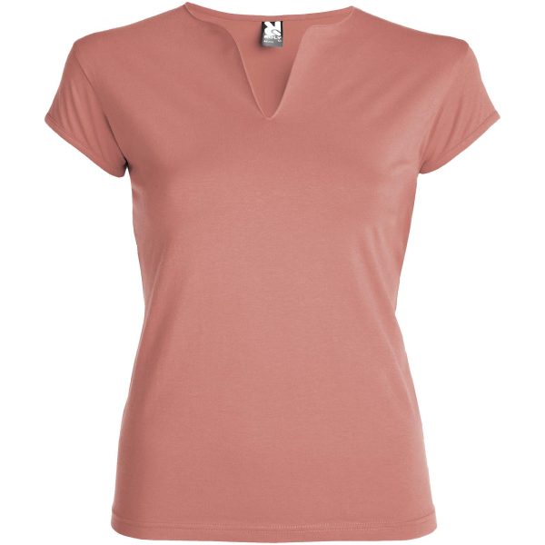 Belice koszulka damska z krótkim rękawem P078280C clay orange