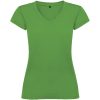 Victoria damska koszulka z krótkim rękawem i dekoltem w serek P081805C tropical green