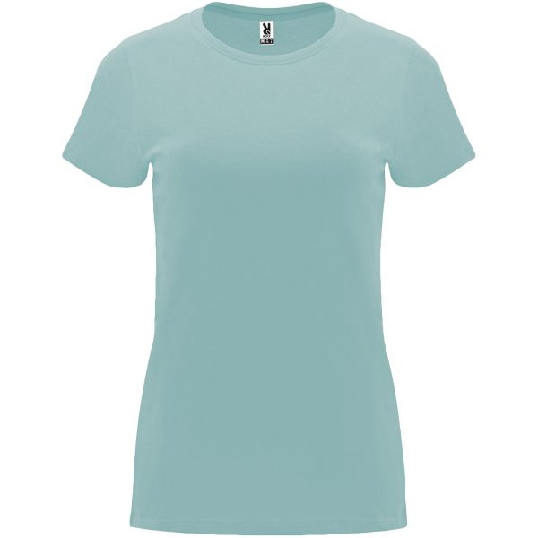 Capri koszulka damska z krótkim rękawem P078545C washed blue