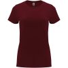 Capri koszulka damska z krótkim rękawem P078545C garnet