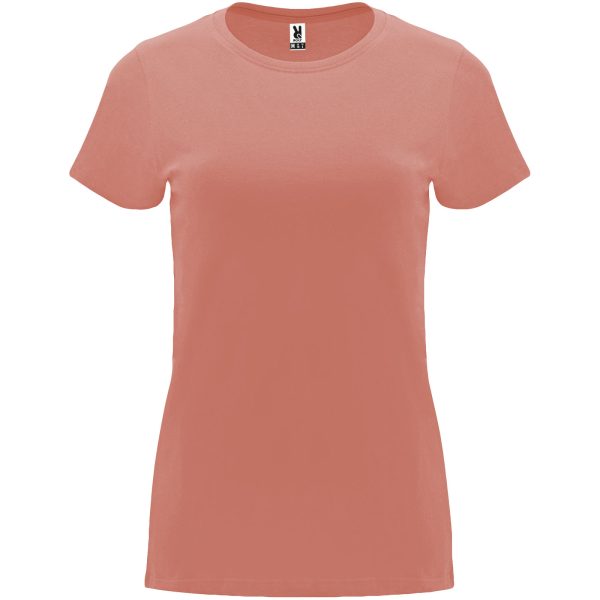 Capri koszulka damska z krótkim rękawem P078545C clay orange