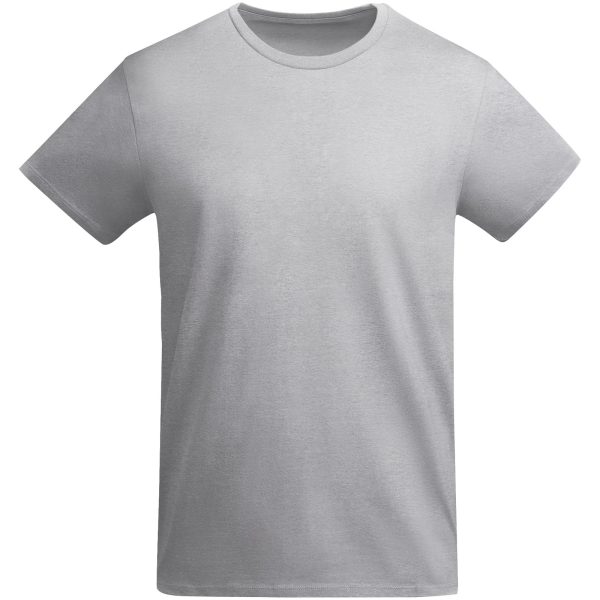 Breda koszulka męska z krótkim rękawem P078307C marl grey