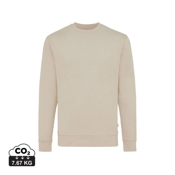 Bluza z bawełny z recyklingu Iqoniq Zion P047463X piasek pustyni