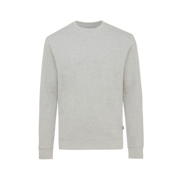 Bluza z niebarwionej bawełny z recyklingu Iqoniq Denali P047465X heather szary