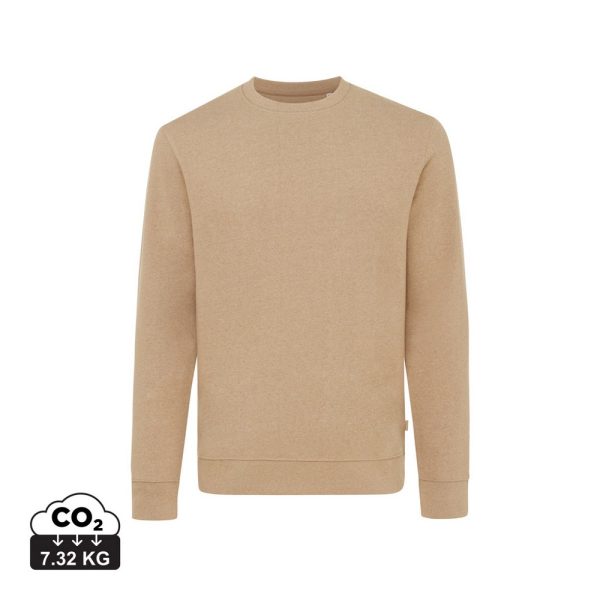 Bluza z niebarwionej bawełny z recyklingu Iqoniq Denali P047465X brązowy