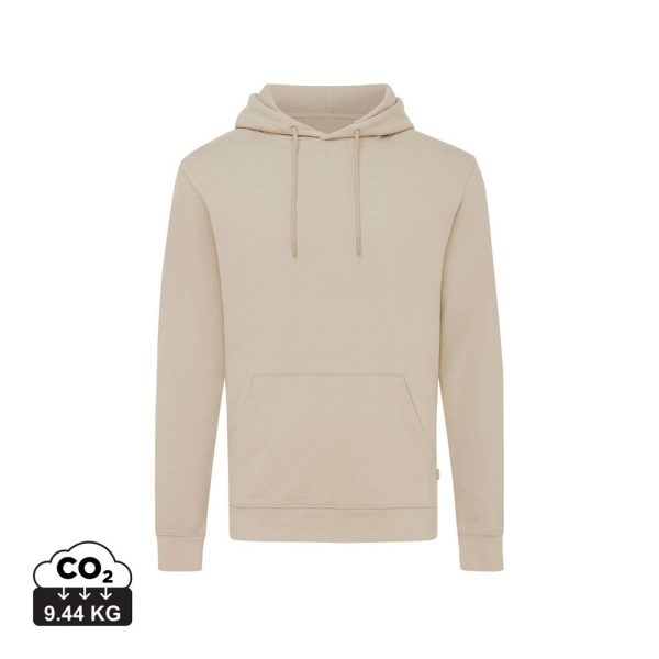 Bluza z kapturem z bawełny z recyklingu Iqoniq Jasper P047468X piasek pustyni