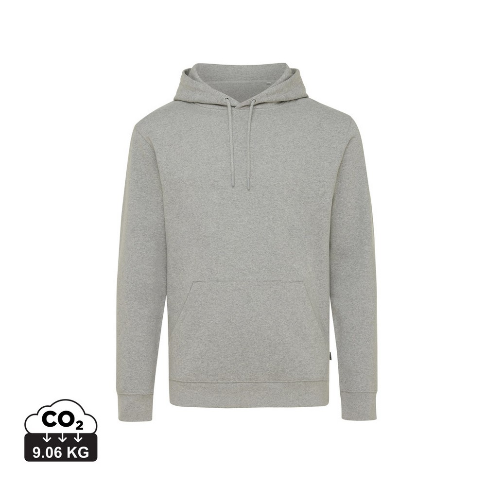 Bluza z kapturem z niebarwionej bawełny z recyklingu Iqoniq Torres P047470X AX-T9401-W