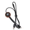 Kabel 3w1 z podświetlanym logo w drewnianej obudowie - LH-ZM04 P120915G