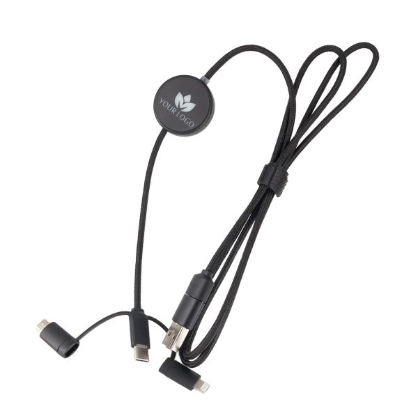 Kabel 4w1 z podświetlnym logo - LH-ZM02 P120913K