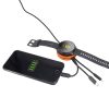 kabel z ładowarką indukcyjną 4w1 z podświetlanym logo w drewnianej obudowie - i5w P120936G
