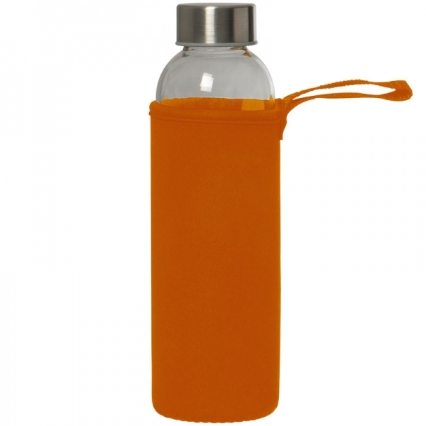 Butelka szklana KLAGENFURT 500 ml P088184G pomarańczowy